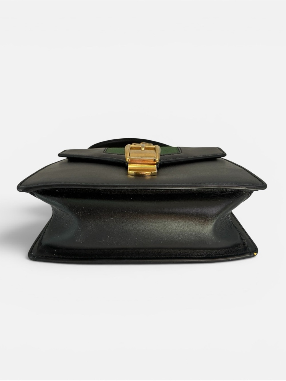 Gucci Sylvie Top-Handle Satchel with Green and Red Web - Picture 5 of 13